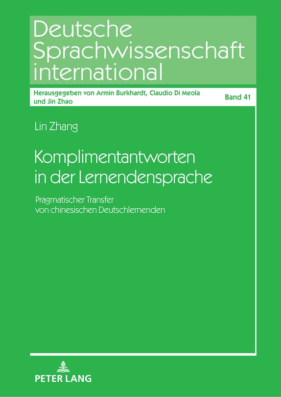 Front cover_Komplimentantworten in der Lernendensprache