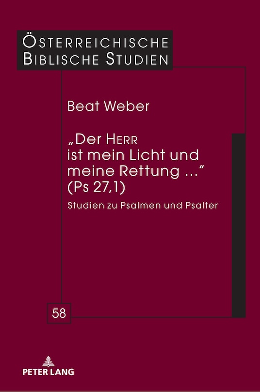 Front cover_&bdquo;Der HERR ist mein Licht und meine Rettung ...&ldquo; (Ps 27,1)
