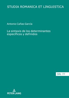 Front cover_La sintaxis de los determinantes espec�ficos y definidos