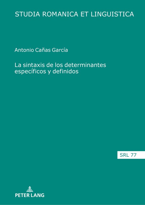 Front cover_La sintaxis de los determinantes espec�ficos y definidos
