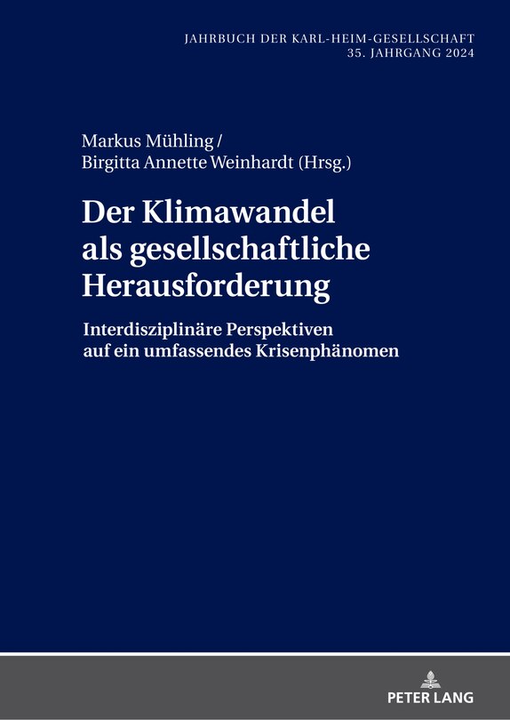 Front cover_Der Klimawandel als gesellschaftliche Herausforderung