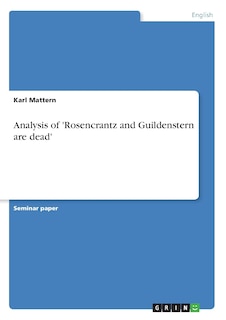 Front cover_Analysis of 'Rosencrantz and Guildenstern are dead'