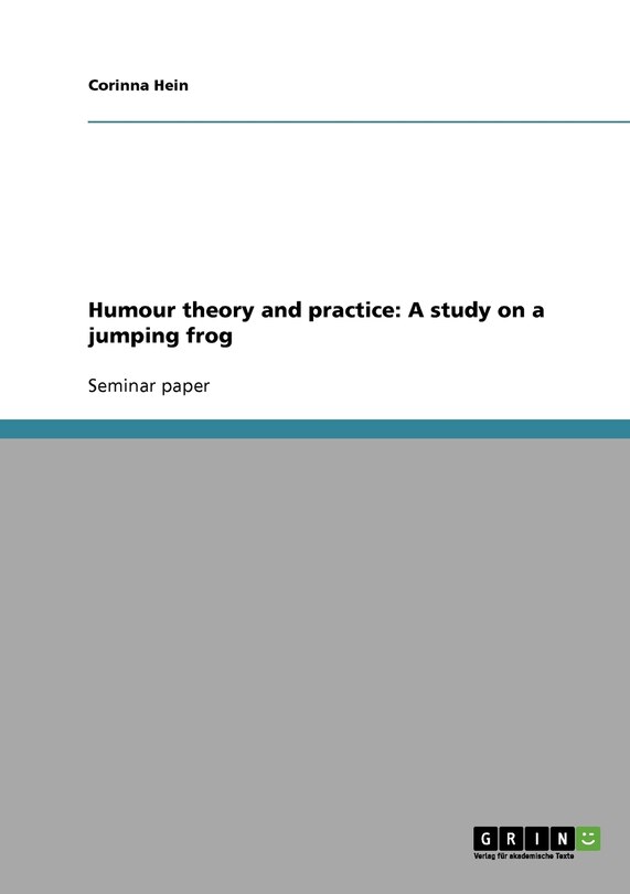Front cover_Humour theory and practice