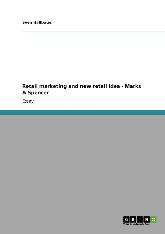 Front cover_Retail marketing and new retail idea - Marks & Spencer