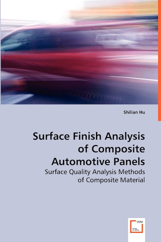 Front cover_Surface Finish Analysis of Composite Automotive Panels