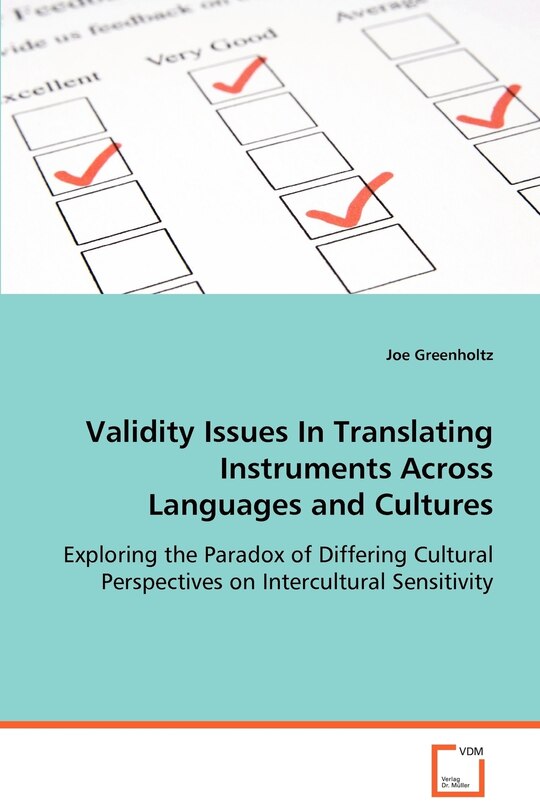 Front cover_Validity Issues in Translating Instruments Across Languages and Cultures