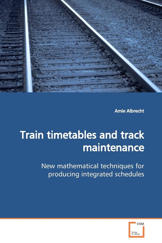 Couverture_Train timetables and track maintenance