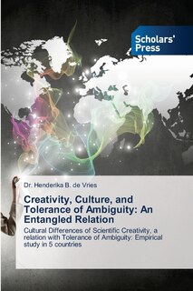 Front cover_Creativity, Culture, and Tolerance of Ambiguity