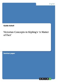Couverture_Victorian Concepts in Kipling's 'A Matter of Fact'