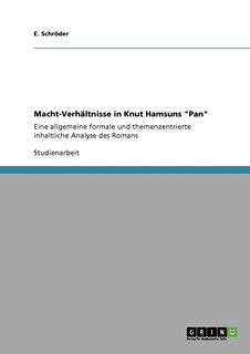 Couverture_Macht-Verhältnisse in Knut Hamsuns Pan