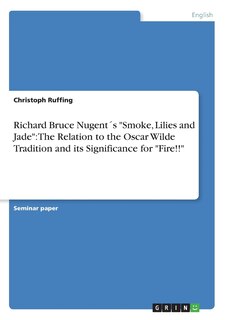 Couverture_Richard Bruce Nugent´s Smoke, Lilies and Jade