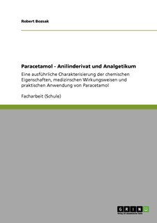 Front cover_Paracetamol - Anilinderivat und Analgetikum