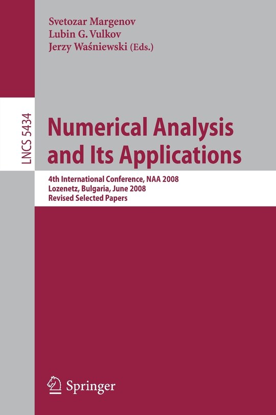 Front cover_Numerical Analysis and Its Applications