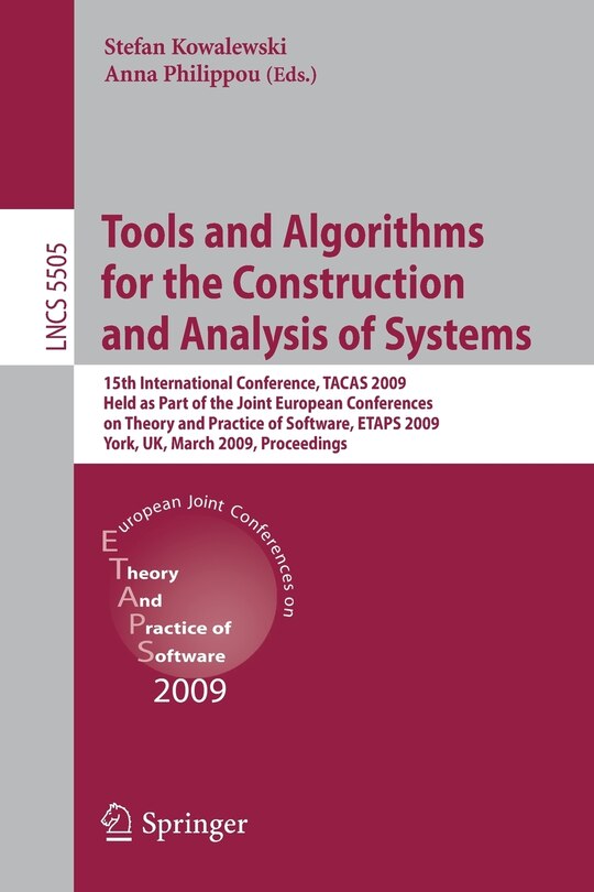 Front cover_Tools and Algorithms for the Construction and Analysis of Systems