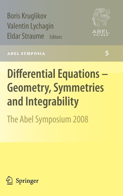 Couverture_Differential Equations - Geometry, Symmetries and Integrability
