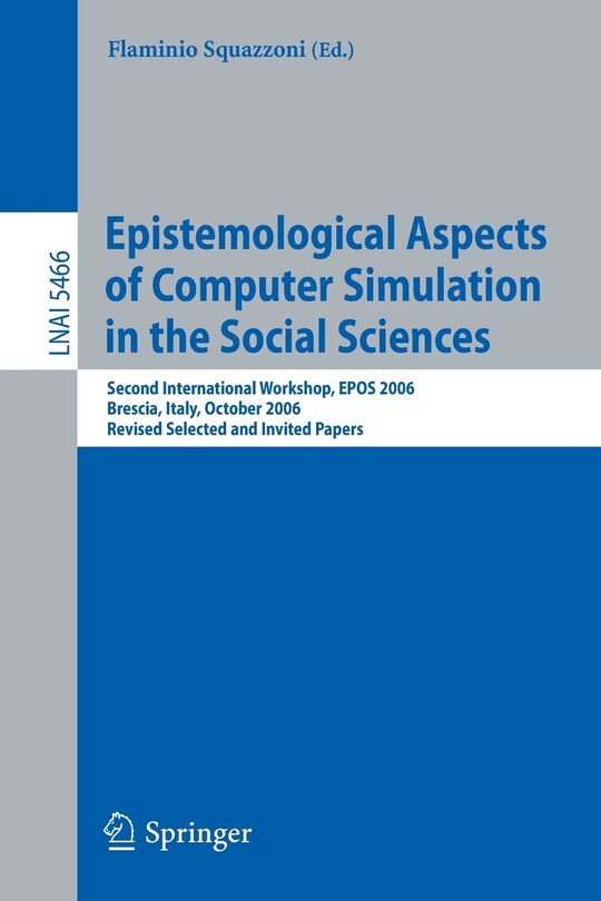 Couverture_Epistemological Aspects of Computer Simulation in the Social Sciences