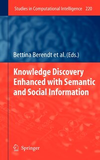 Front cover_Knowledge Discovery Enhanced with Semantic and Social Information