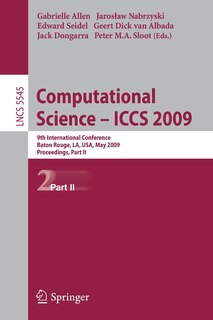 Front cover_Computational Science - ICCS 2009