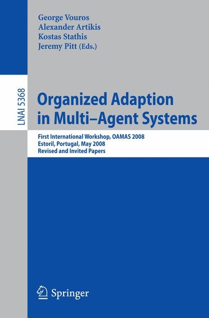 Front cover_Organized Adaption in Multi-Agent Systems