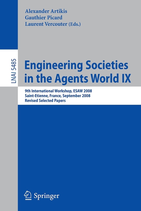 Couverture_Engineering Societies in the Agents World IX