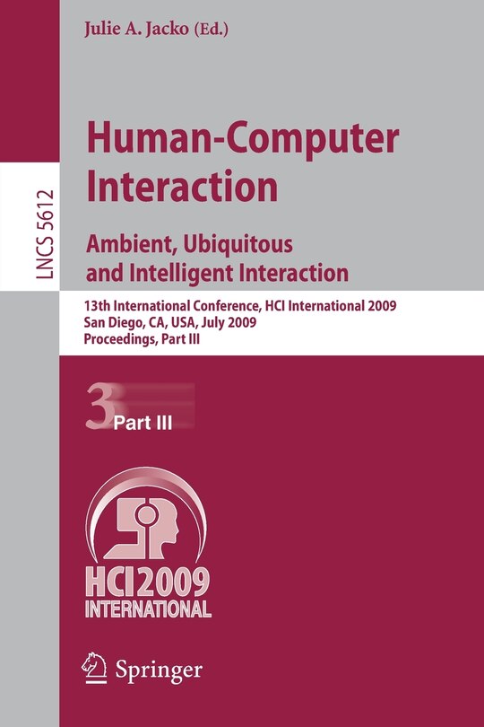Front cover_Human-Computer Interaction. Ambient, Ubiquitous and Intelligent Interaction