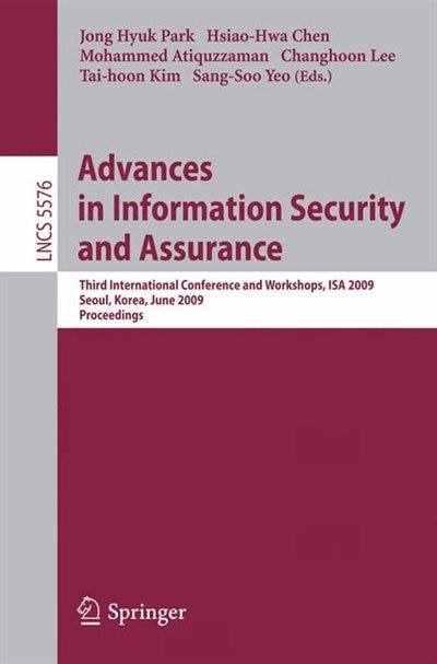 Couverture_Advances in Information Security and Assurance