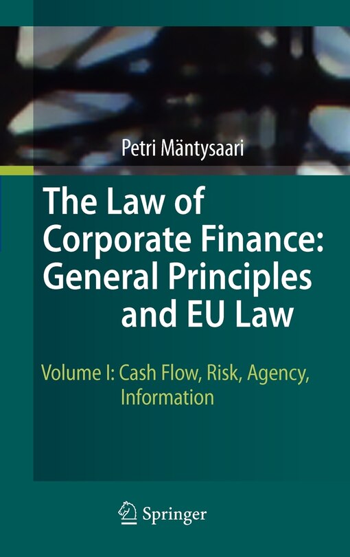 Front cover_The Law Of Corporate Finance