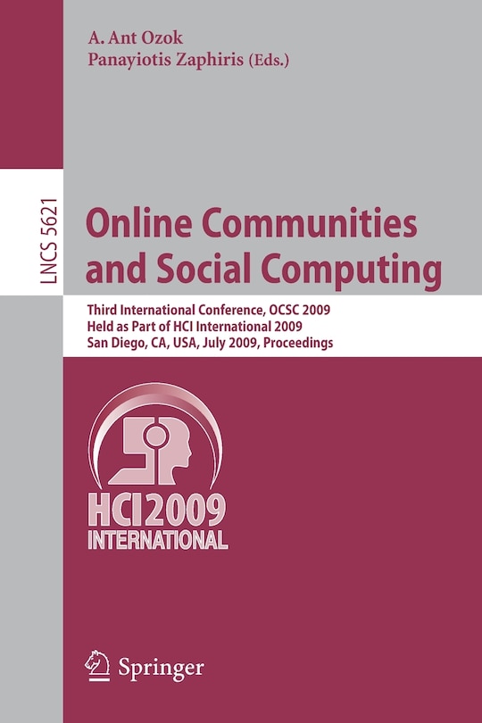 Front cover_Online Communities and Social Computing