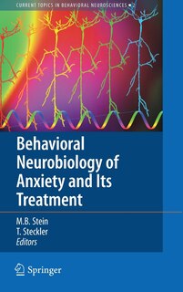 Couverture_Behavioral Neurobiology of Anxiety and Its Treatment