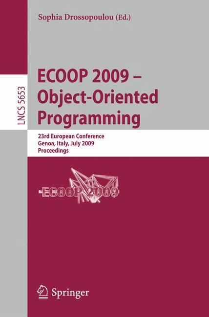 Couverture_Ecoop 2009 - Object-oriented Programming