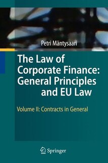 Front cover_The Law Of Corporate Finance