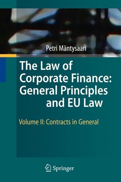 Front cover_The Law Of Corporate Finance