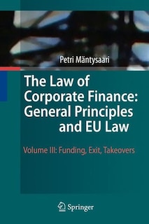 Couverture_The Law Of Corporate Finance