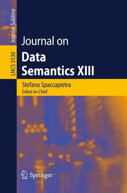 Front cover_Journal on Data Semantics XIII