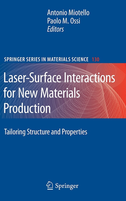 Couverture_Laser-surface Interactions For New Materials Production