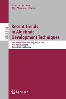 Couverture_Recent Trends in Algebraic Development Techniques