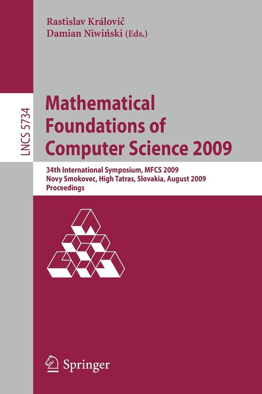 Front cover_Mathematical Foundations of Computer Science 2009