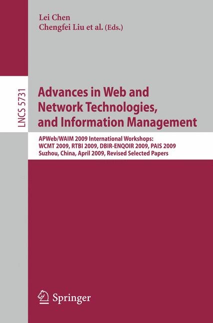 Front cover_Advances in Web and Network Technologies and Information Management