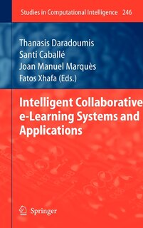 Couverture_Intelligent Collaborative e-Learning Systems and Applications