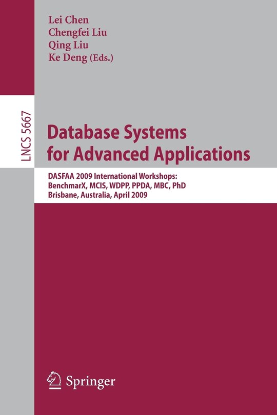 Couverture_Database Systems for Advanced Applications