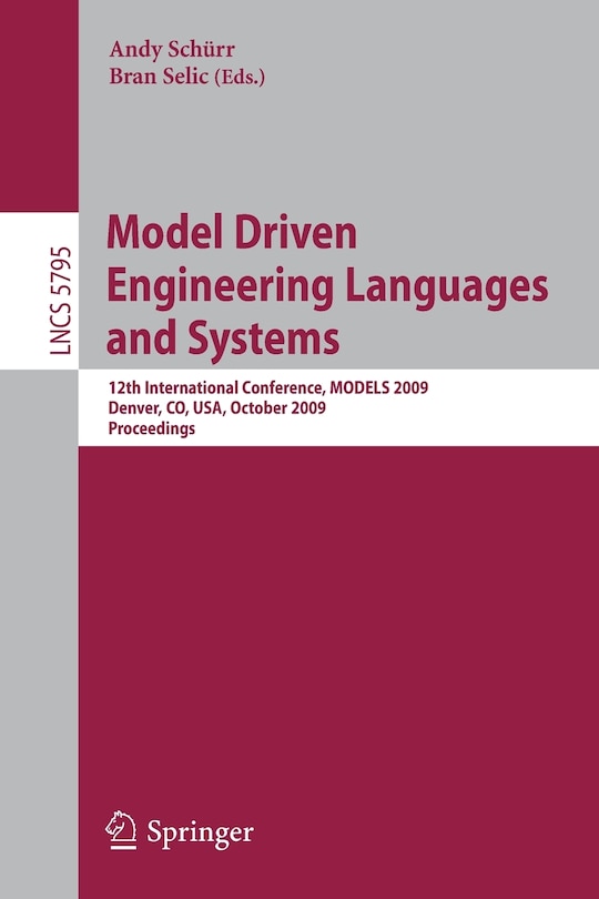 Couverture_Model Driven Engineering Languages and Systems