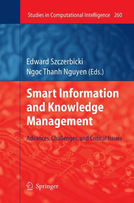 Front cover_Smart Information and Knowledge Management