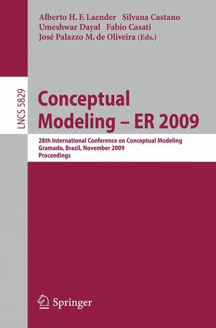 Front cover_Conceptual Modeling - ER 2009