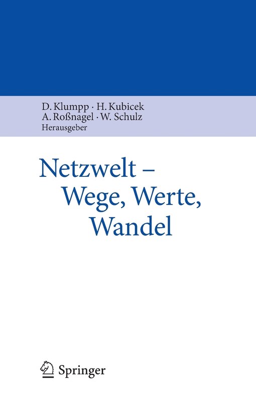 Front cover_Netzwelt - Wege, Werte, Wandel