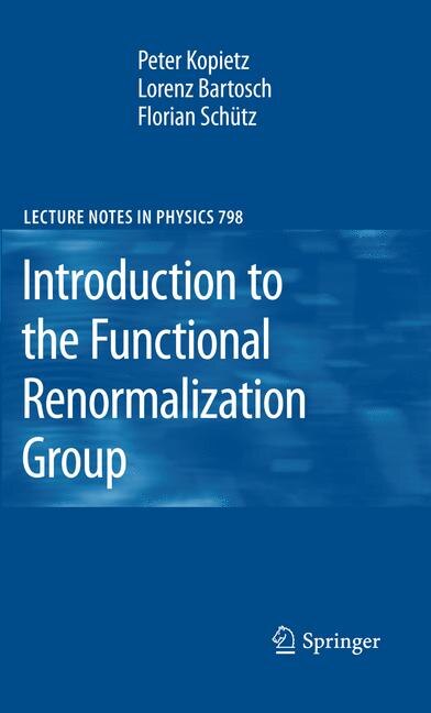 Front cover_Introduction to the Functional Renormalization Group