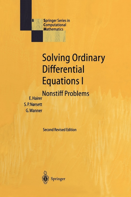 Front cover_Solving Ordinary Differential Equations I