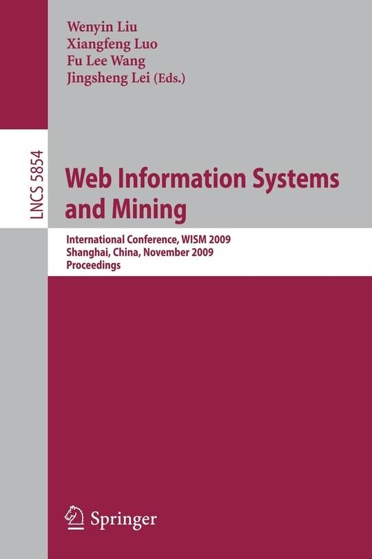 Couverture_Web Information Systems and Mining