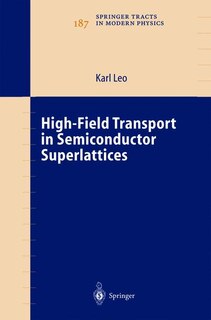 Front cover_High-Field Transport in Semiconductor Superlattices