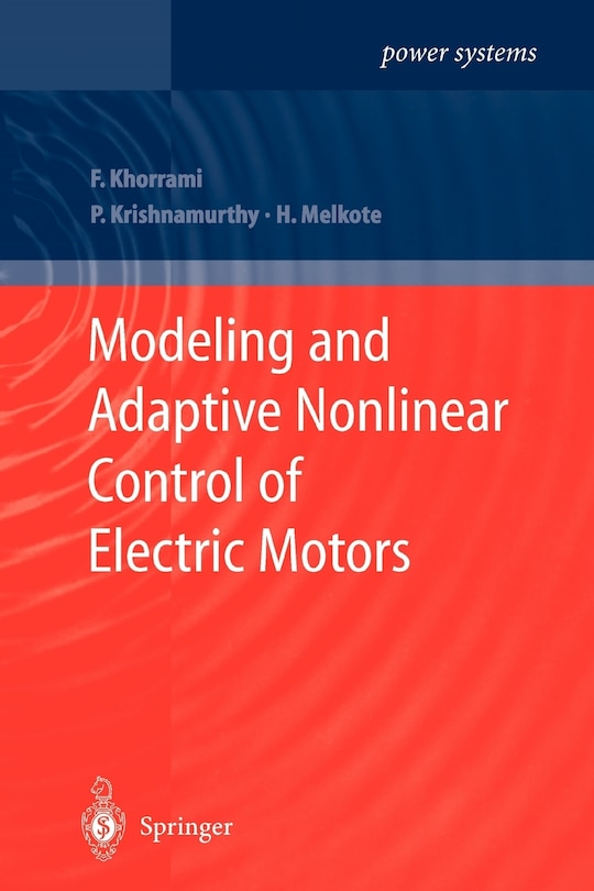 Couverture_Modeling and Adaptive Nonlinear Control of Electric Motors