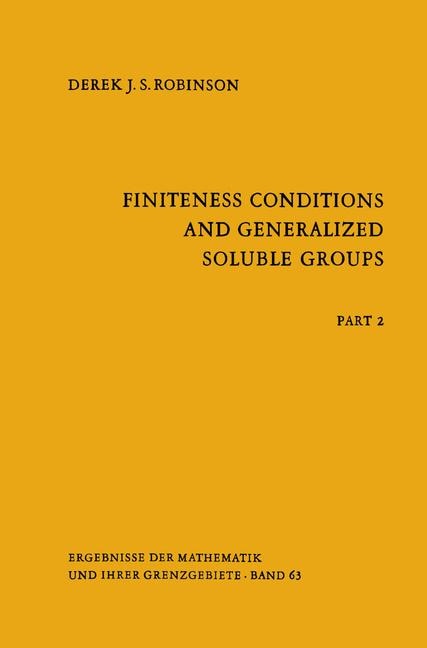 Front cover_Finiteness Conditions and Generalized Soluble Groups